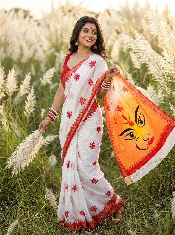 Trinayani (ত্রিনয়নী )Semi Tussar Silk Saree