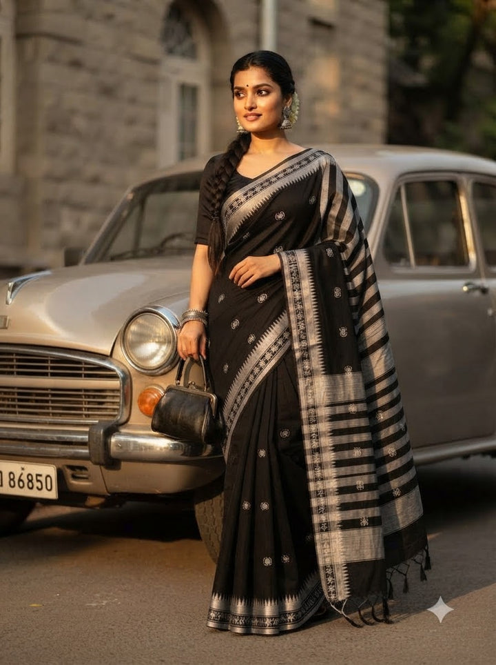Kajal Rekha Soft Cotton Saree