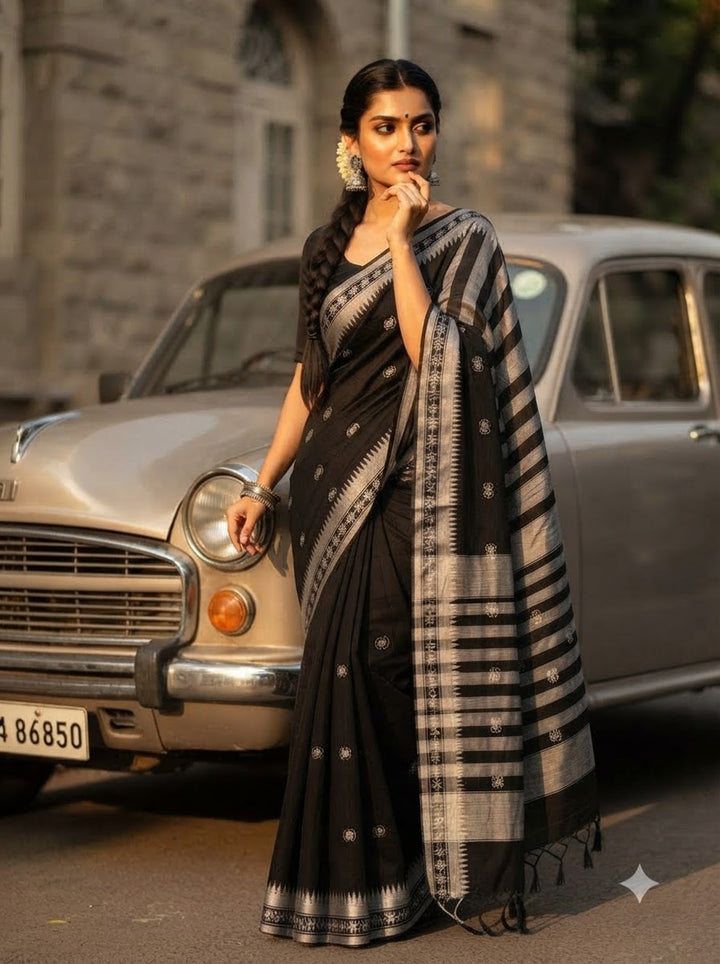 Kajal Rekha Soft Cotton Saree