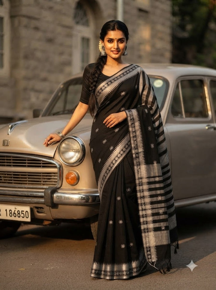Kajal Rekha Soft Cotton Saree