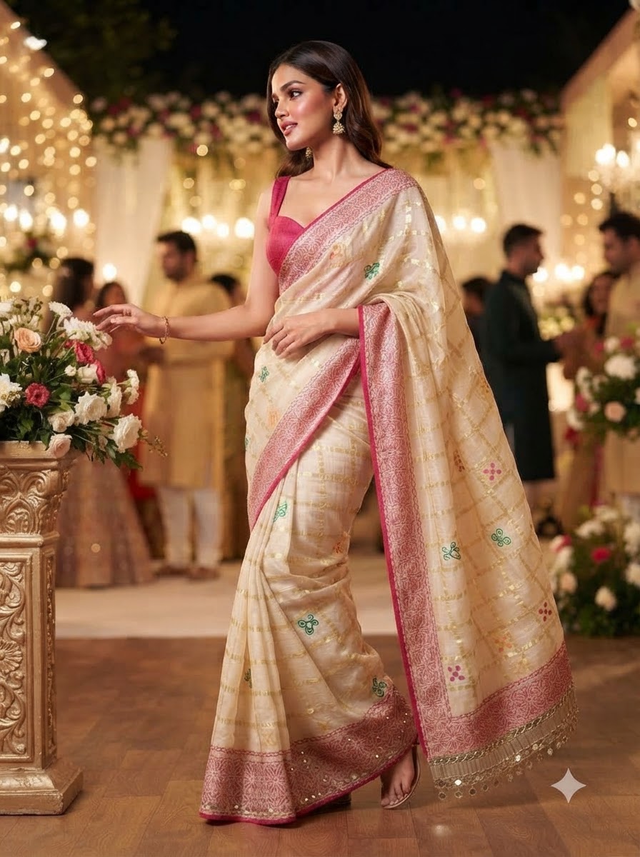 Timeless Diva Viscose Georgette Saree