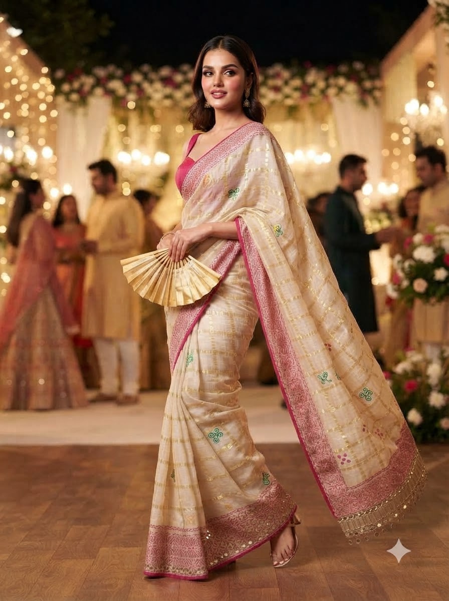Timeless Diva Viscose Georgette Saree