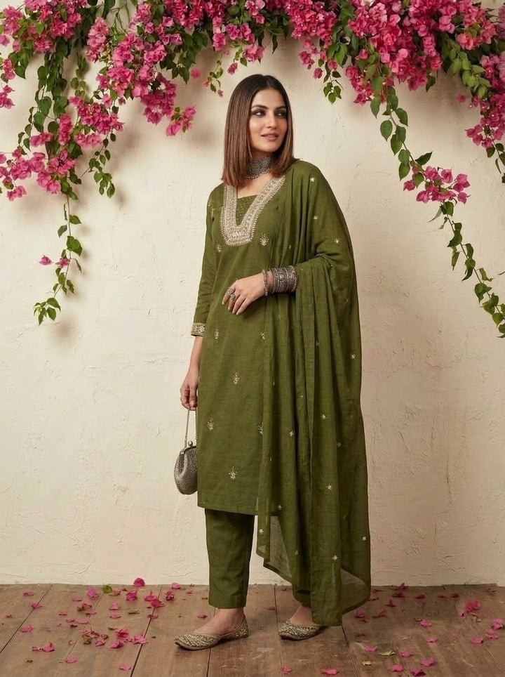 Falling for You Cotton Kurti Set