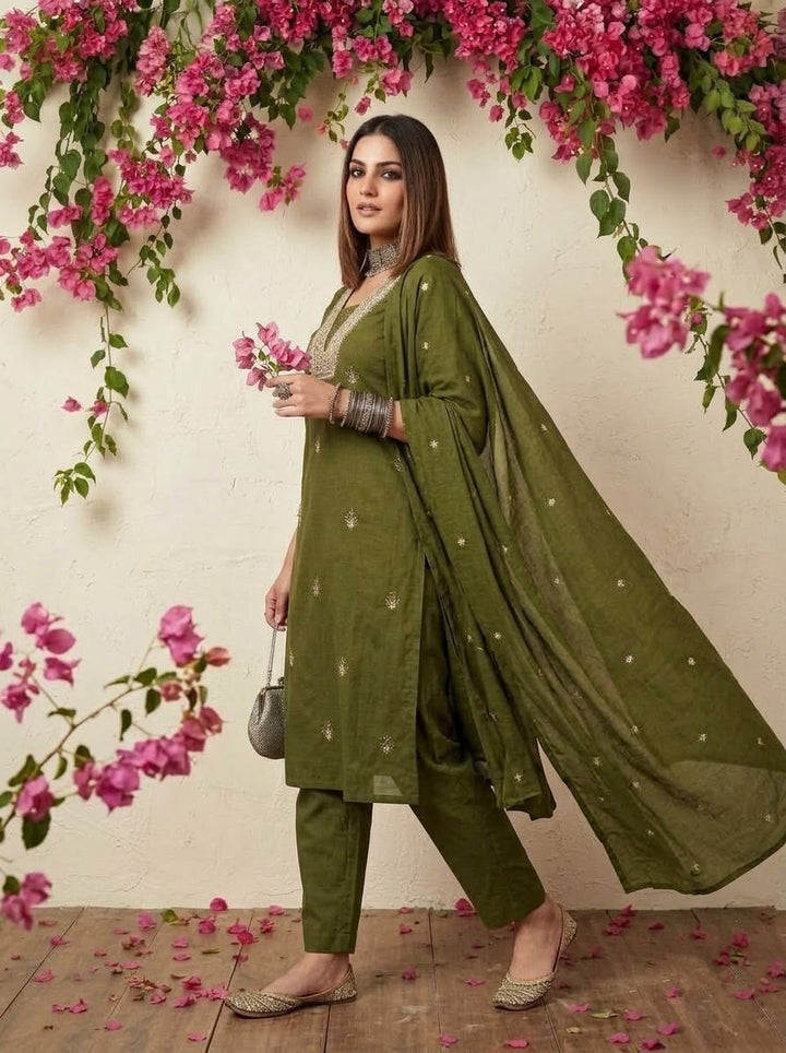 Falling for You Cotton Kurti Set