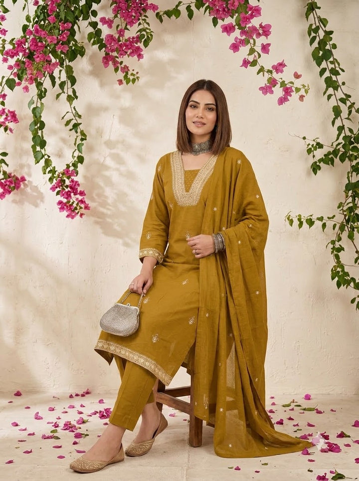 Falling for You Cotton Kurti Set