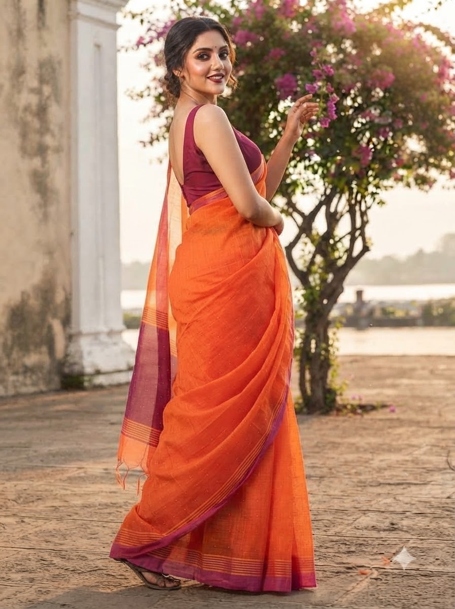 Chandrika Handloom Cotton Saree