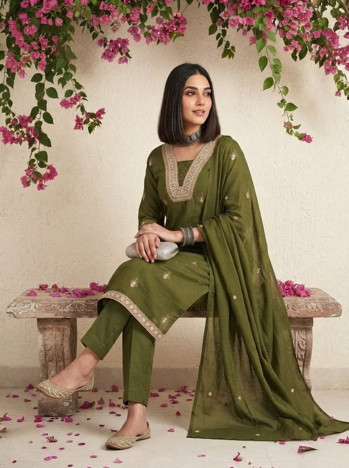 Falling for You Cotton Kurti Set