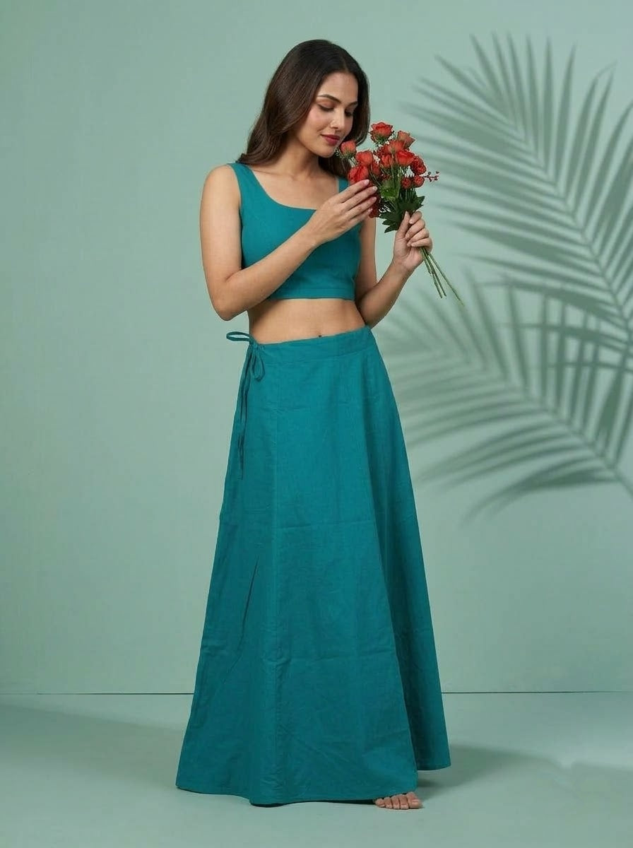 The Comfort Layer - Underskirt (Petticoat) Teal Blue