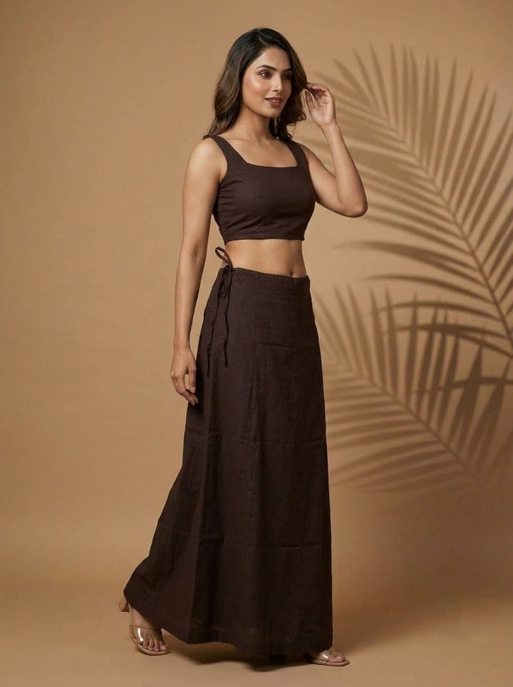 The Comfort Layer - Underskirt (Petticoat) Coffee Brown