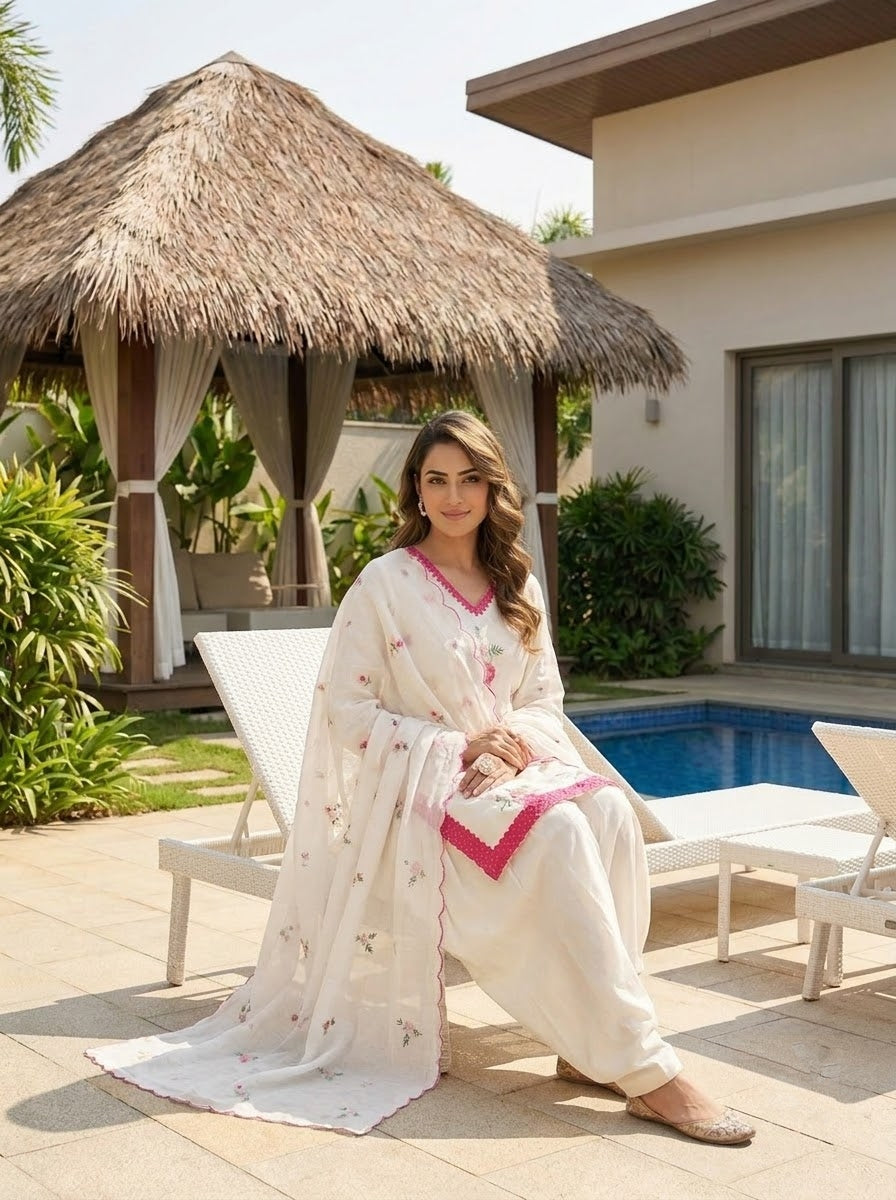 Sweetly Sophisticated Cotton Kurti Set