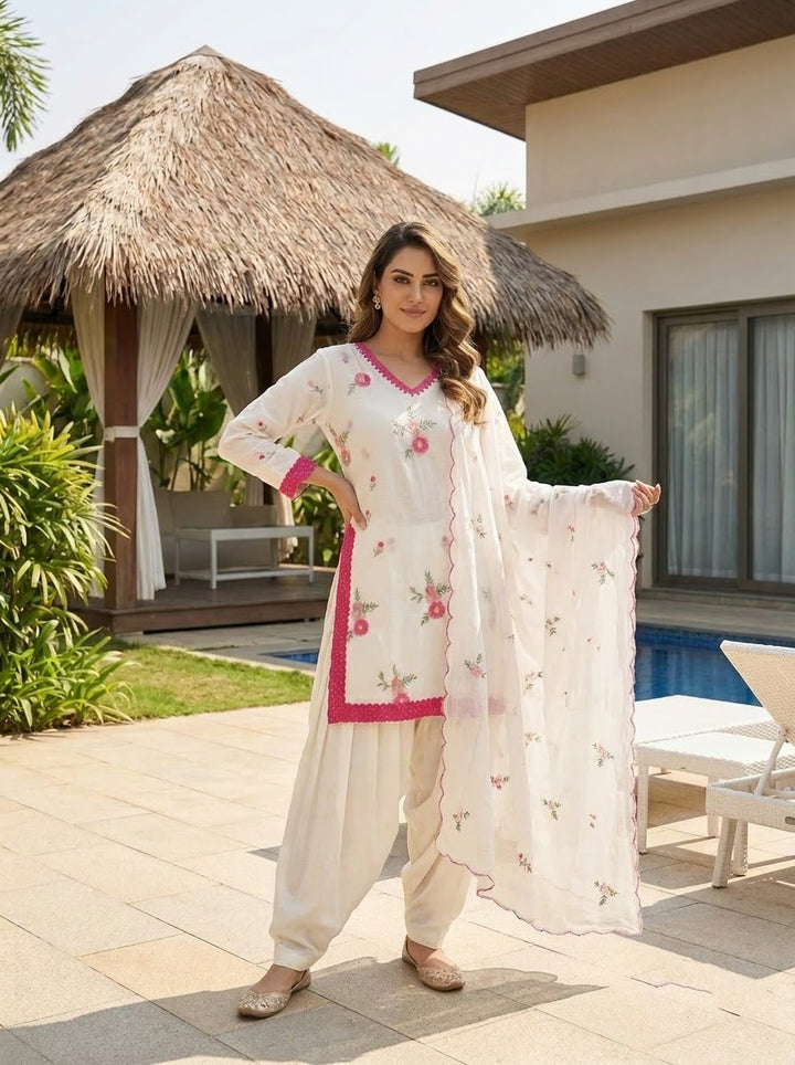 Sweetly Sophisticated Cotton Kurti Set