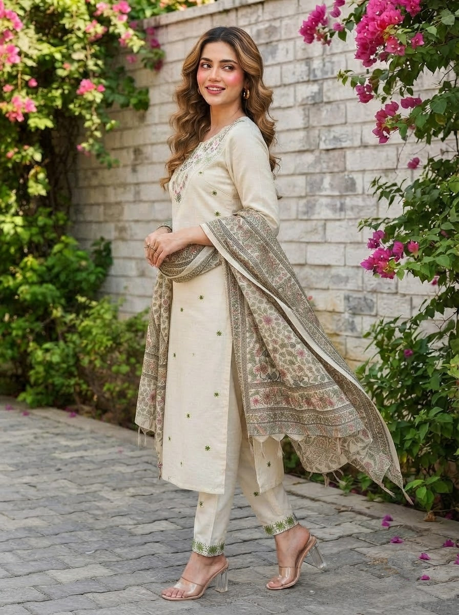 Love Letter to Spring Cotton Kurti Set