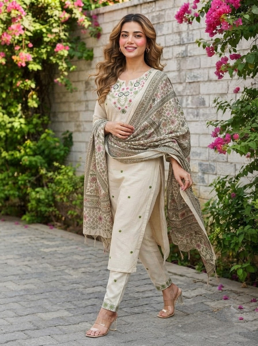 Love Letter to Spring Cotton Kurti Set