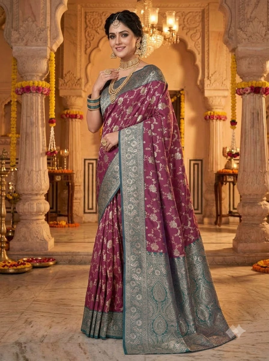 Rajvanshi Designer Banarasi Silk Saree