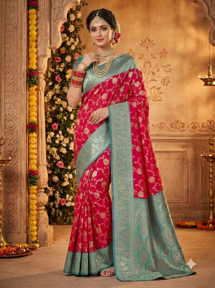 Rajvanshi Designer Banarasi Silk Saree