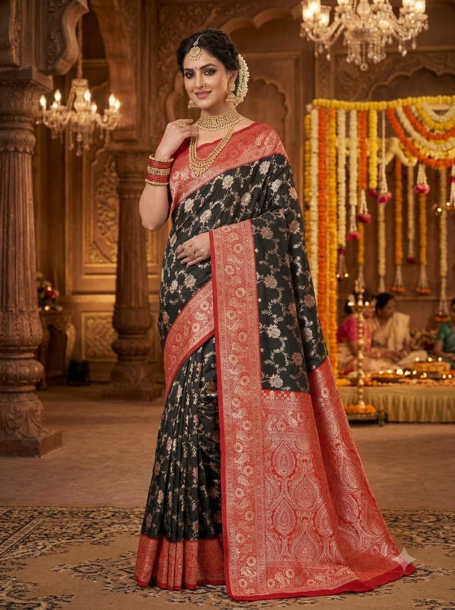 Rajvanshi Designer Banarasi Silk Saree