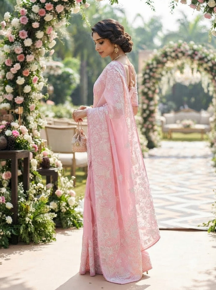 Divine Illumination Chinnon Silk Saree