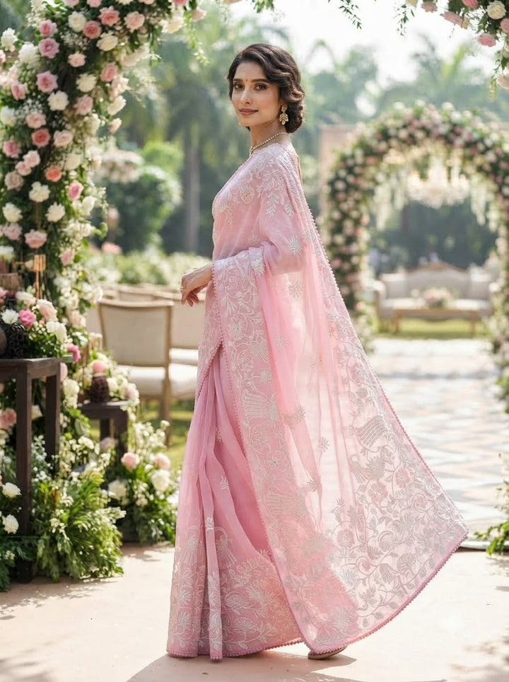 Divine Illumination Chinnon Silk Saree