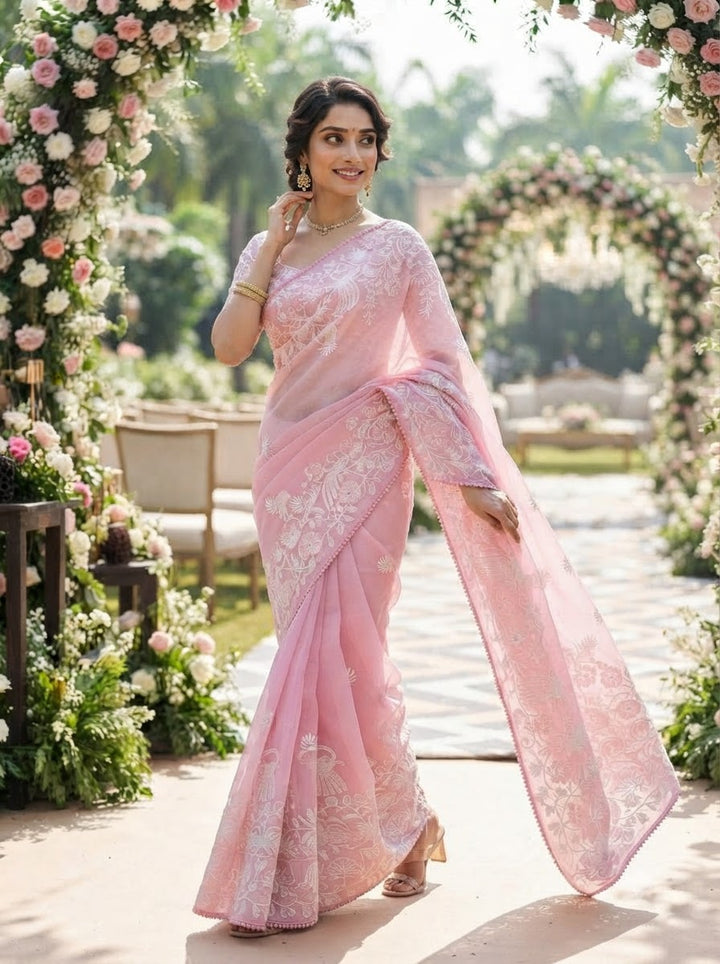 Divine Illumination Chinnon Silk Saree