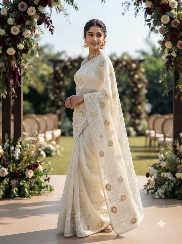 Divine Illumination Chinnon Silk Saree