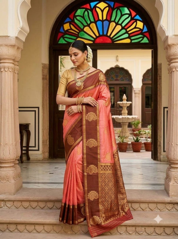 Vivienne Luxe Designer Banarasi Silk Saree