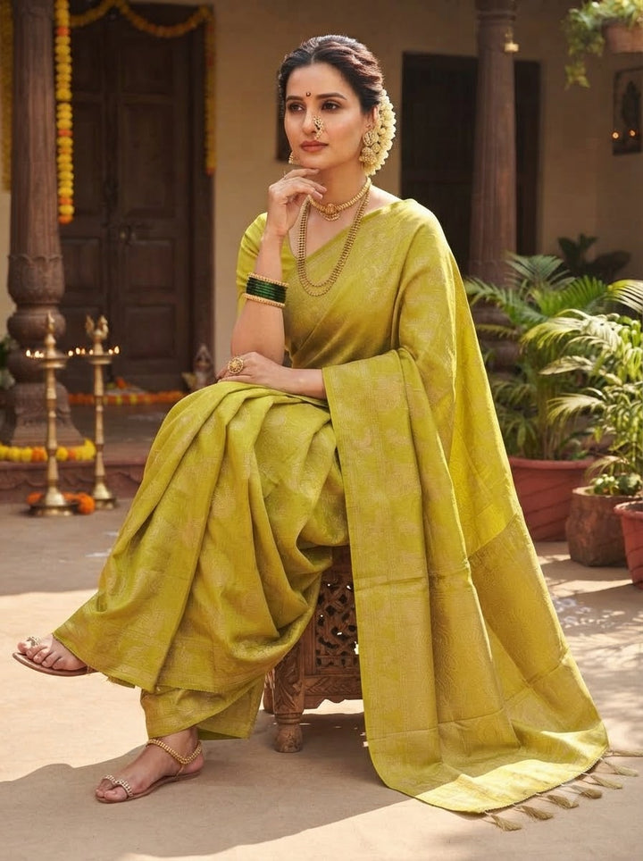 Peshwa Legacy Designer Banarasi Khadi Silk Saree