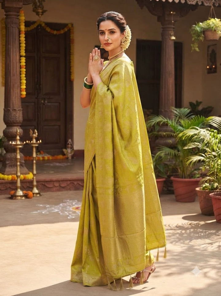 Peshwa Legacy Designer Banarasi Khadi Silk Saree