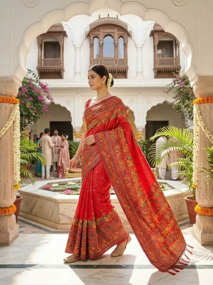 Royal Heirloom Pashmina Silk Saree