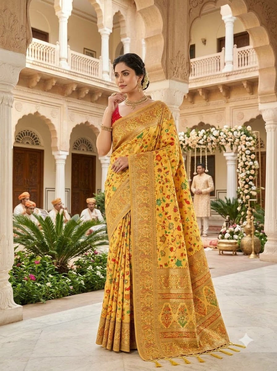 Royal Heirloom Pashmina Silk Saree