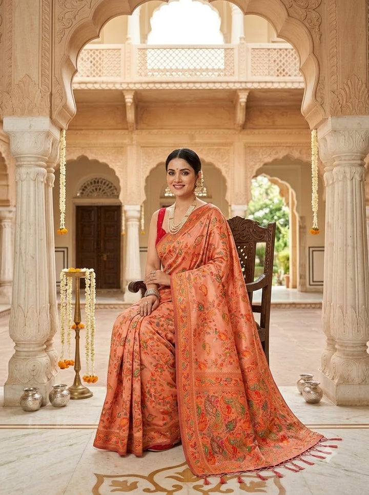 Royal Heirloom Pashmina Silk Saree