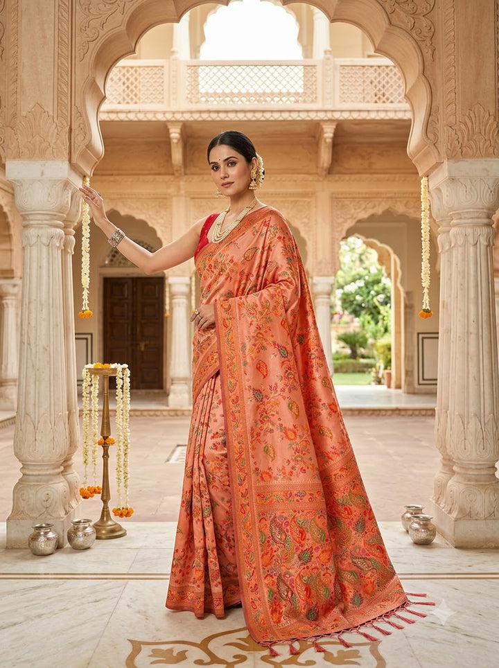 Royal Heirloom Pashmina Silk Saree