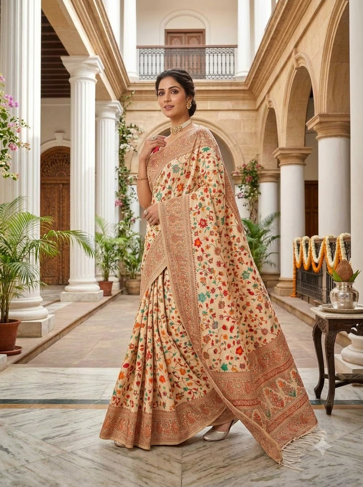 Royal Heirloom Pashmina Silk Saree