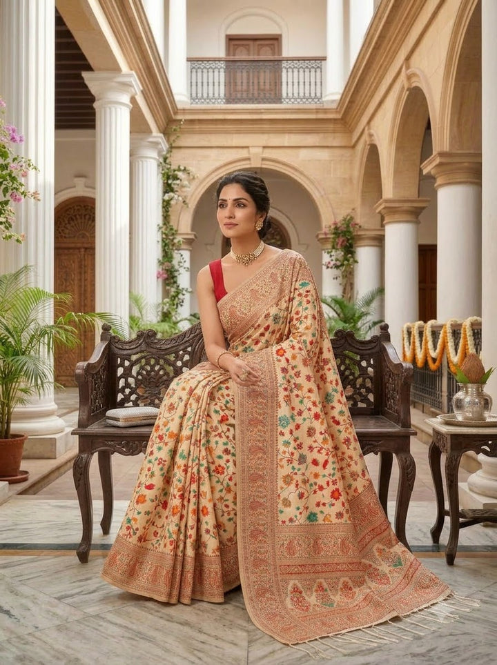 Royal Heirloom Pashmina Silk Saree