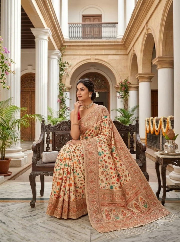 Royal Heirloom Pashmina Silk Saree