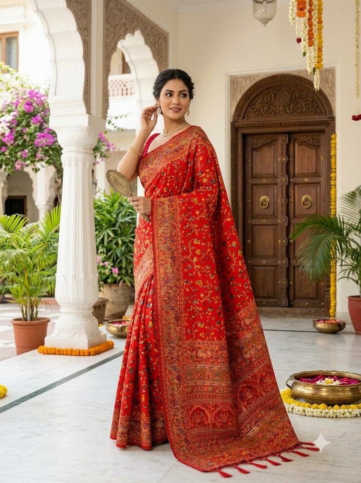 Royal Heirloom Pashmina Silk Saree