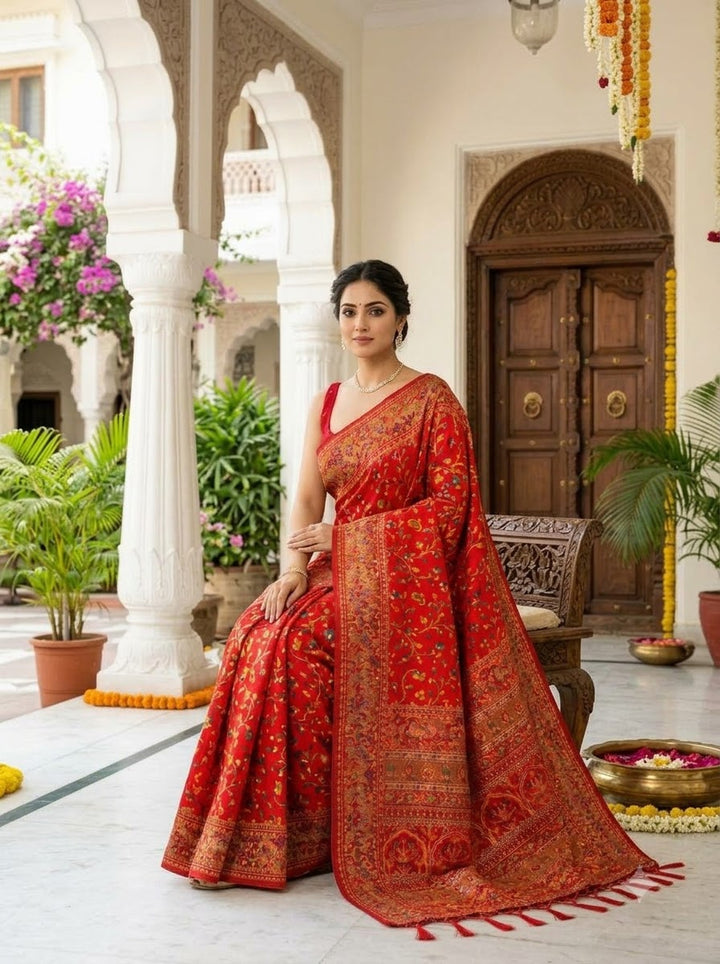 Royal Heirloom Pashmina Silk Saree