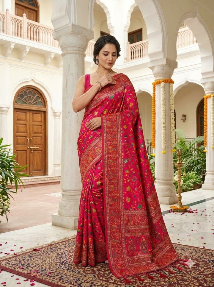 Royal Heirloom Pashmina Silk Saree