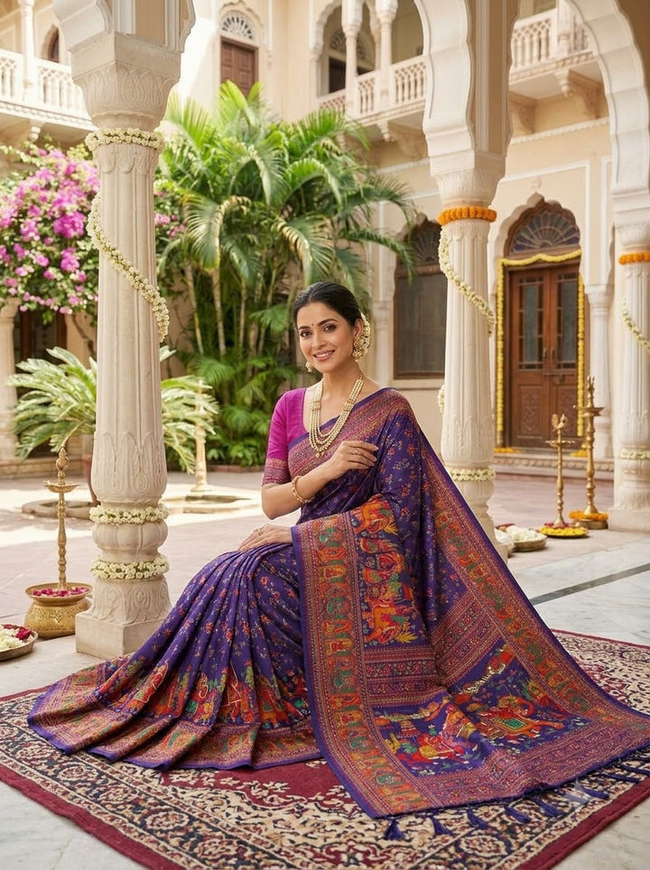 Royal Heirloom Pashmina Silk Saree