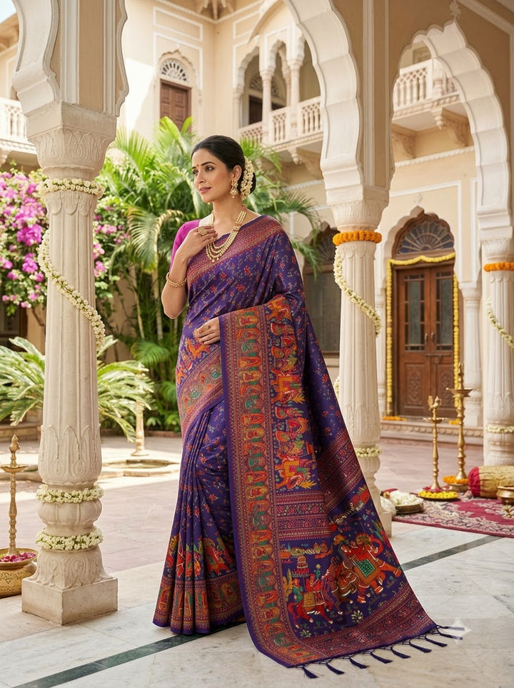 Royal Heirloom Pashmina Silk Saree