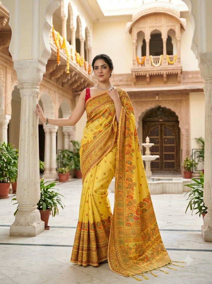 Royal Heirloom Pashmina Silk Saree