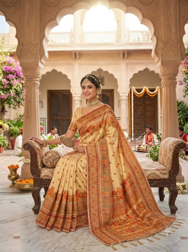 Royal Heirloom Pashmina Silk Saree
