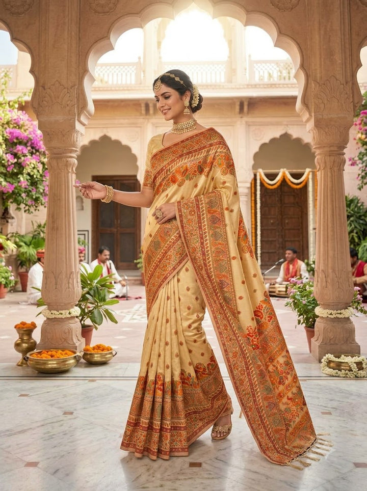 Royal Heirloom Pashmina Silk Saree