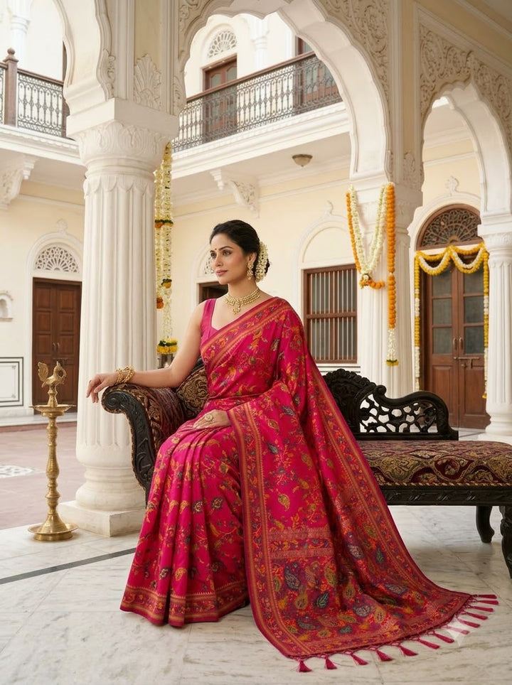 Royal Heirloom Pashmina Silk Saree