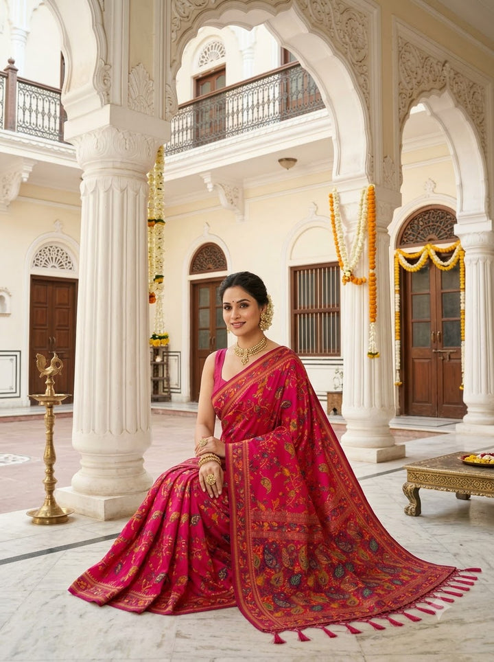 Royal Heirloom Pashmina Silk Saree