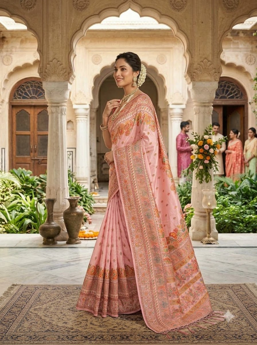 Royal Heirloom Pashmina Silk Saree