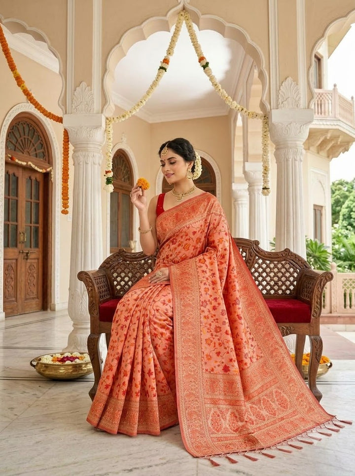 Royal Heirloom Pashmina Silk Saree