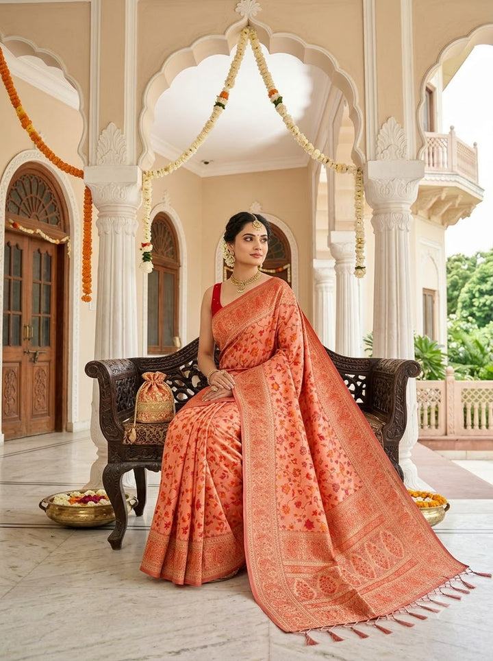 Royal Heirloom Pashmina Silk Saree