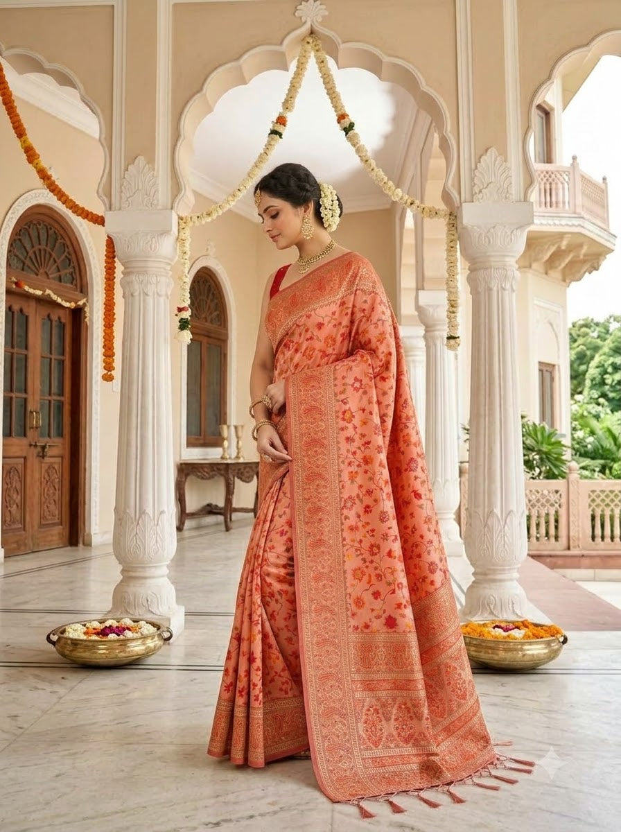 Royal Heirloom Pashmina Silk Saree