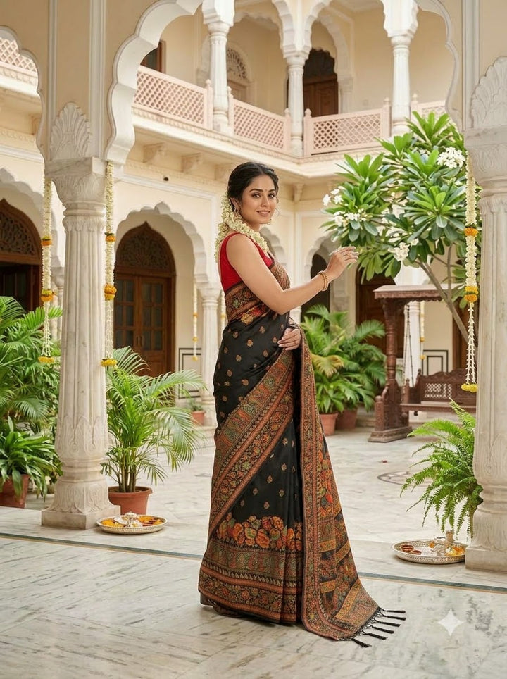 Royal Heirloom Pashmina Silk Saree