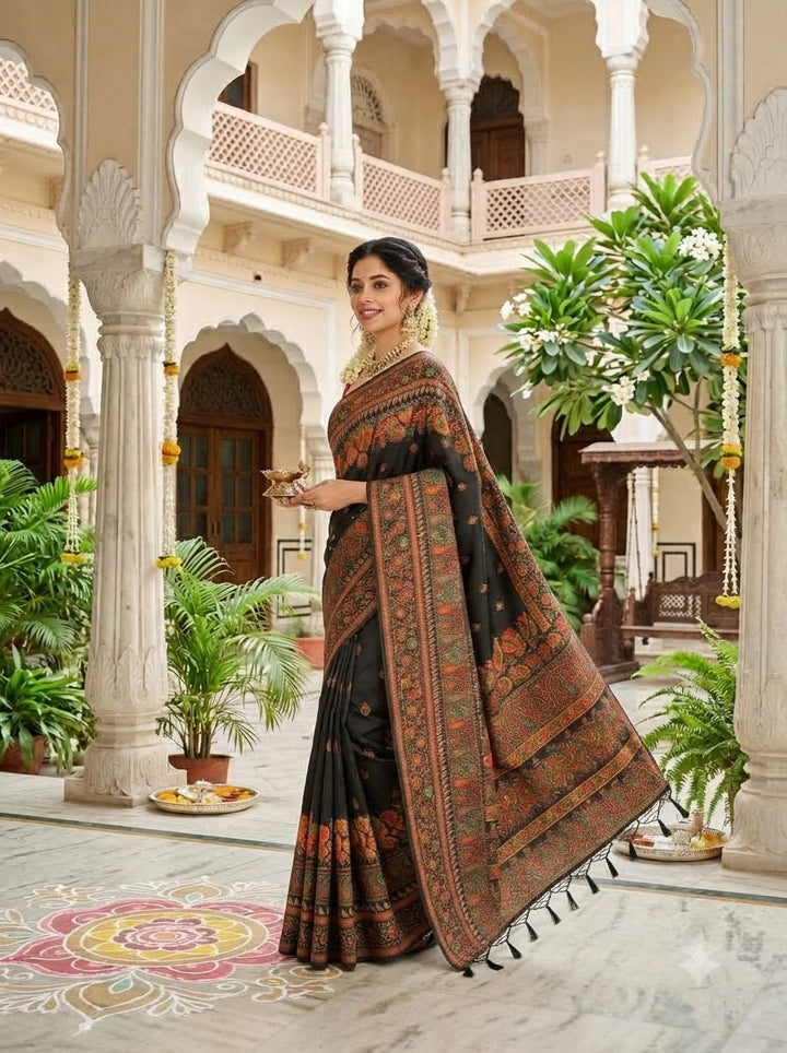 Royal Heirloom Pashmina Silk Saree